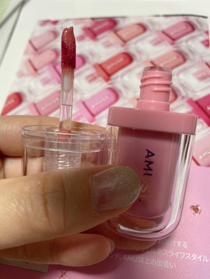 ジェルフィットティント/AMUSE/リップティントを使ったクチコミ(2枚目)