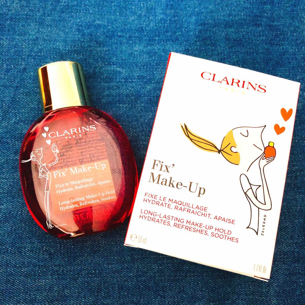 フィックス メイクアップ/CLARINS/ミスト状化粧水を使ったクチコミ(1枚目)