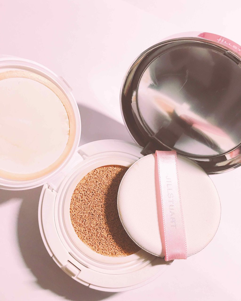 ピュアエッセンス クッションコンパクト 103 nude/JILL STUART/クッションファンデーションを使ったクチコミ（2枚目）