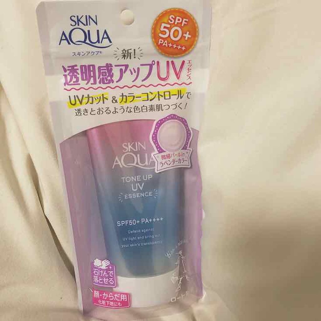 スキンアクア トーンアップUVエッセンス/スキンアクア/日焼け止めクリームを使ったクチコミ(1枚目)
