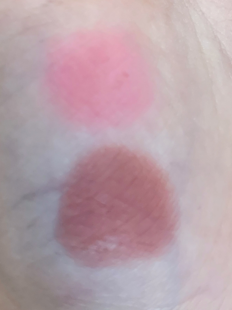 リップアンドチーク ブラーリープリンポット/fwee/口紅を使ったクチコミ（3枚目）