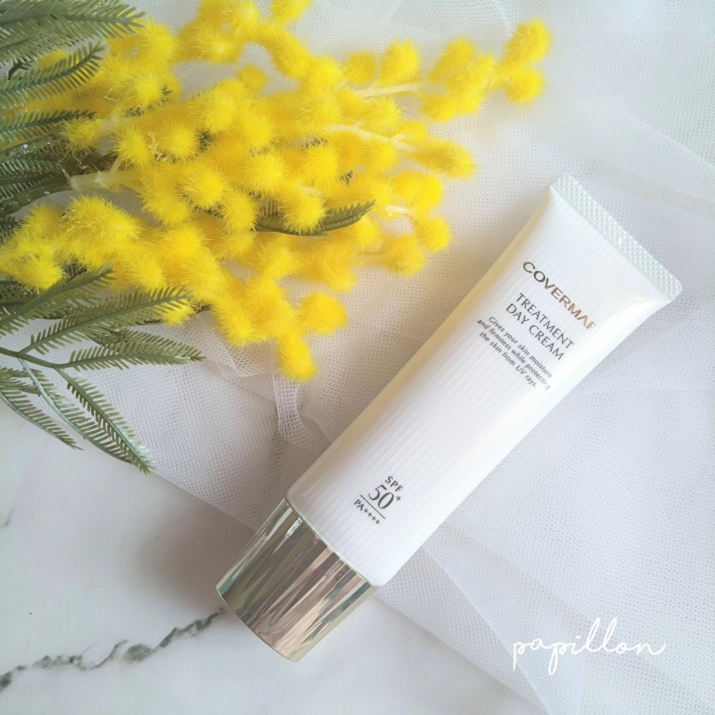 トリートメント デイ クリーム/COVERMARK/日焼け止めクリームを使ったクチコミ（2枚目）