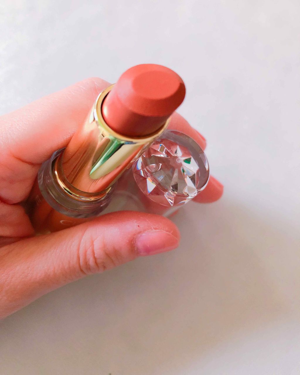 ラスティンググロスリップ/CEZANNE/口紅を使ったクチコミ(2枚目)