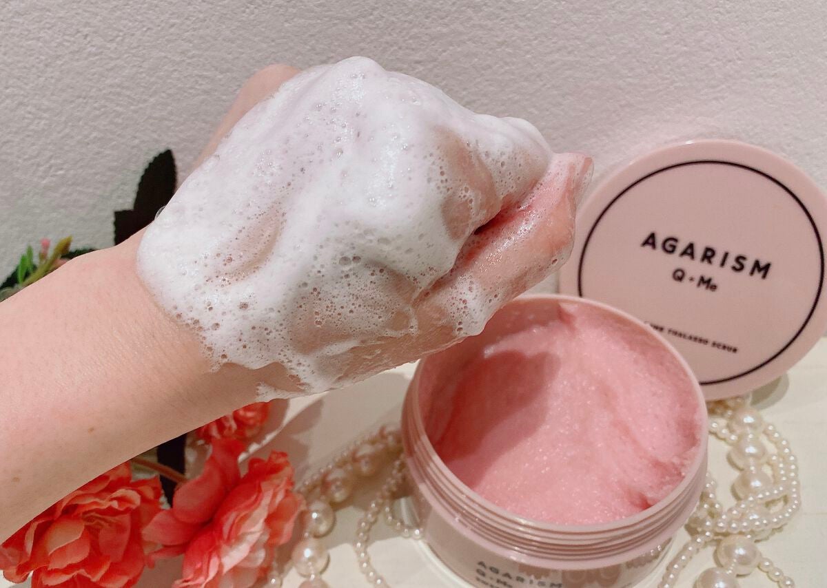 Q+Me スウィート ボム タラソ スクラブ/AGARISM/バスト・ヒップケアを使ったクチコミ(4枚目)