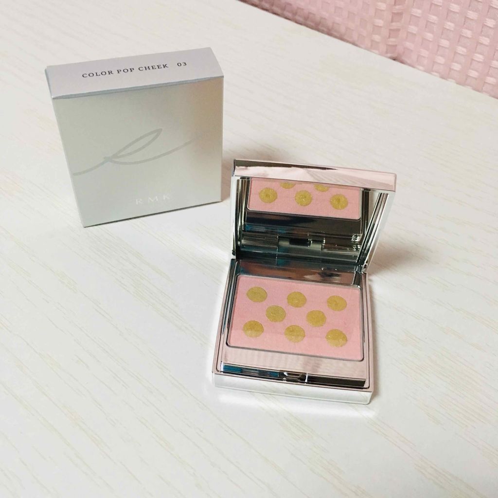 カラーポップチーク/RMK/パウダーチークを使ったクチコミ（1枚目）