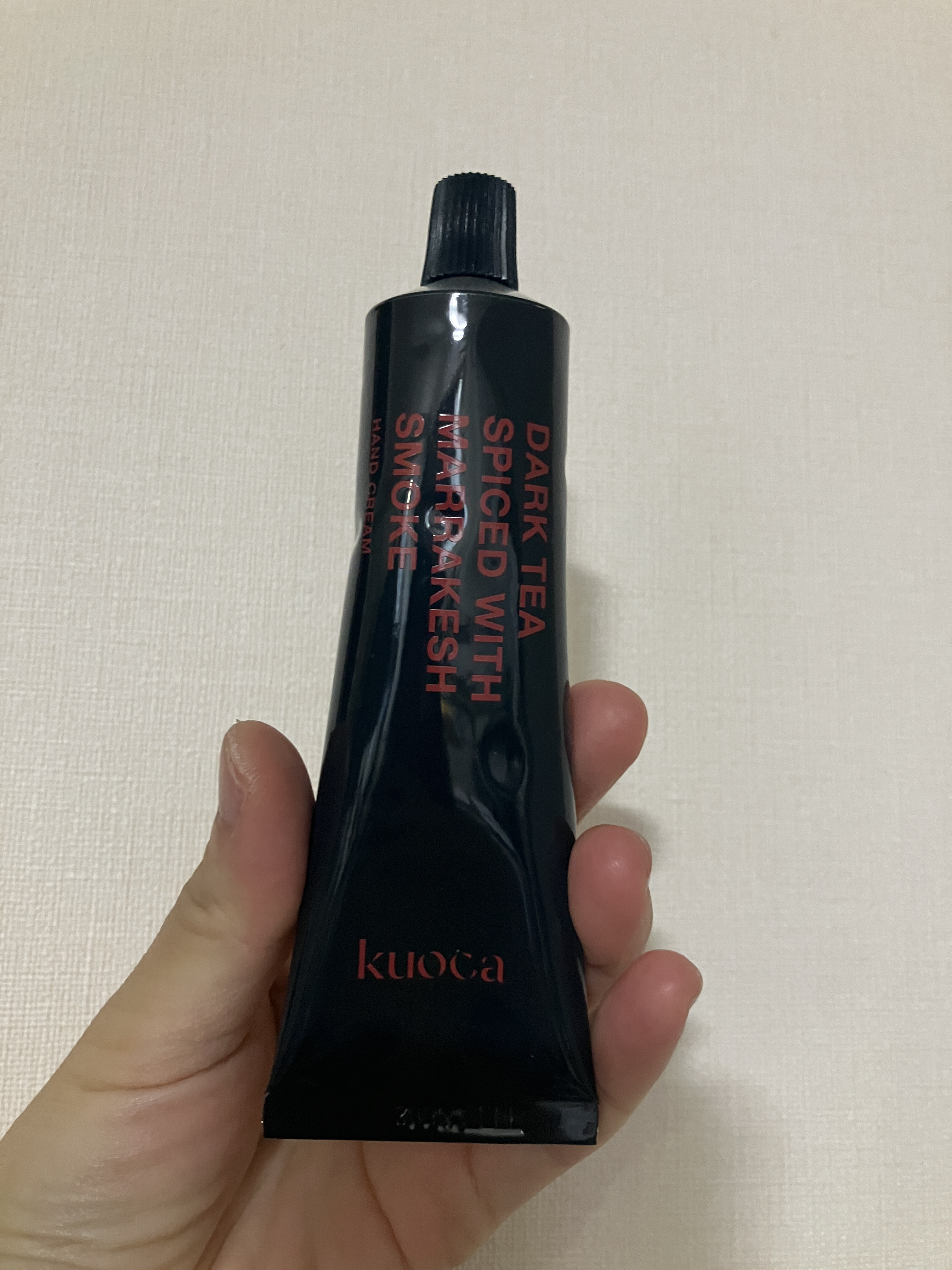 ダークティー ハンドクリーム/KUOCA/ハンドクリームを使ったクチコミ（1枚目）