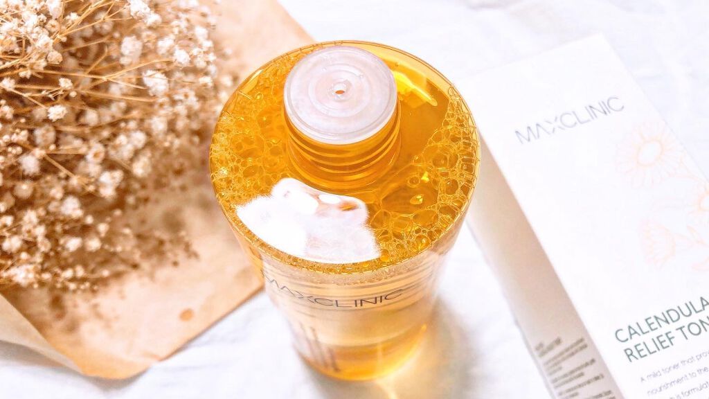 カレンデュラリリーフトナー/MAXCLINIC/化粧水を使ったクチコミ（3枚目）