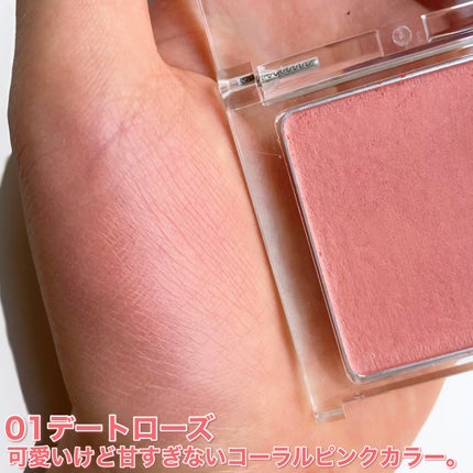 ぽわんチーク/muice/パウダーチークを使ったクチコミ(4枚目)