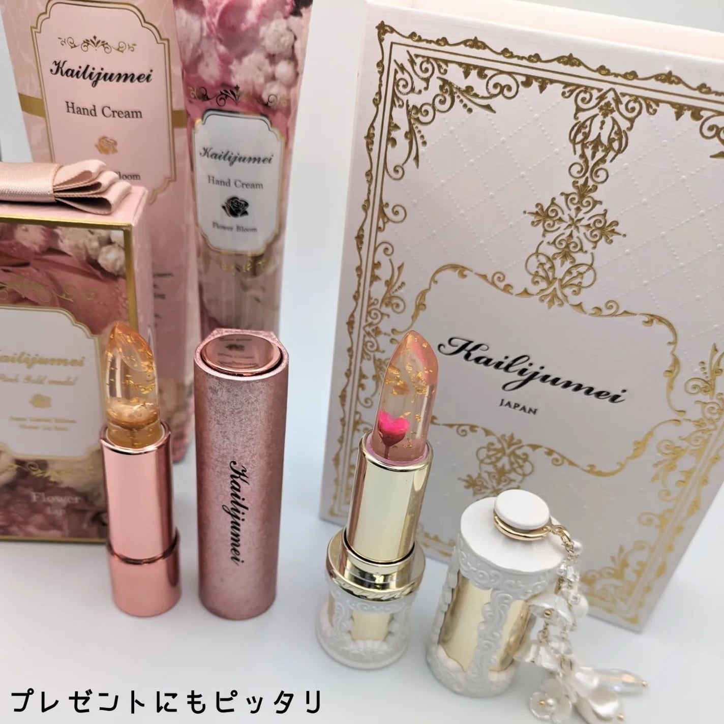 フラワーリップ 日本限定ピンクゴールドモデル/Kailijumei/口紅を使ったクチコミ(6枚目)