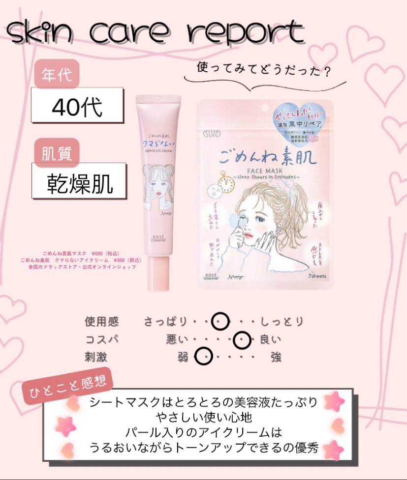 ごめんね素肌マスク/クリアターン/シートマスク・パックを使ったクチコミ（2枚目）