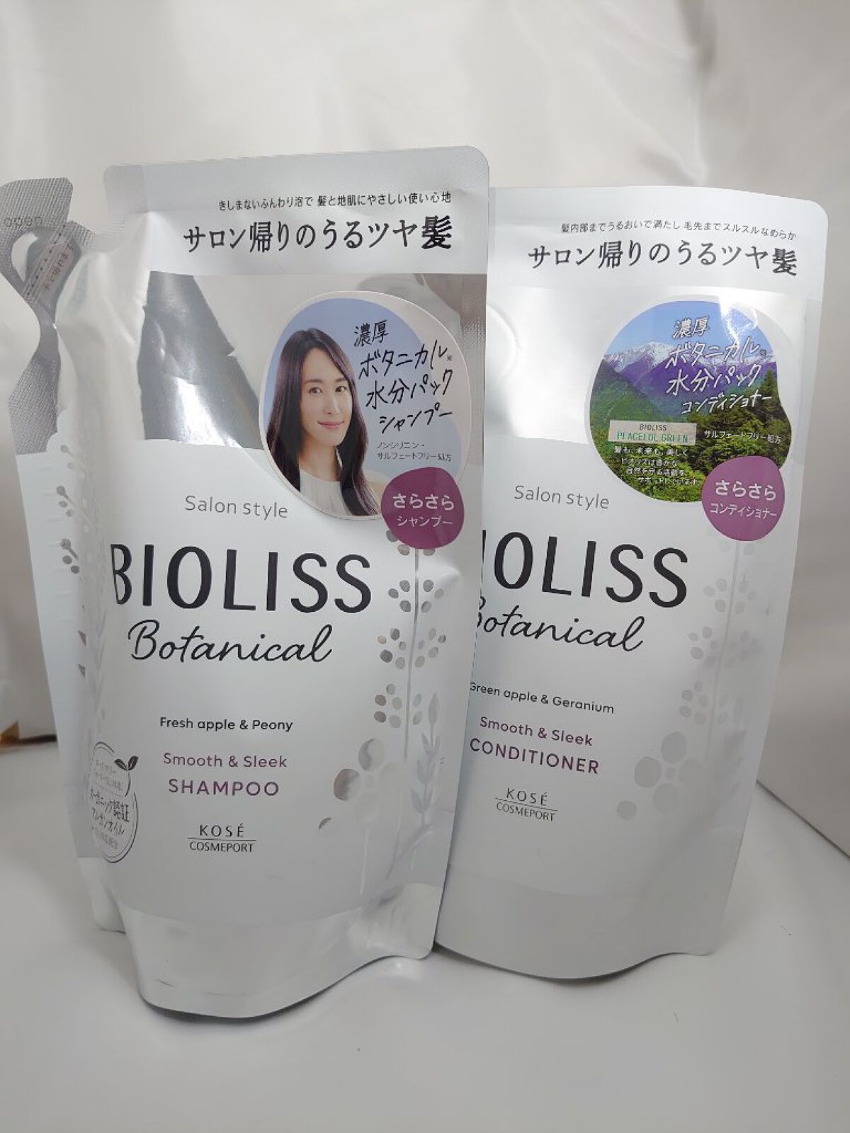 SSビオリス ボタニカル シャンプー／ヘアコンディショナー(ディープモイスト) コンディショナーつめかえ340ml/SSビオリス/市販シャンプーを使ったクチコミ（1枚目）