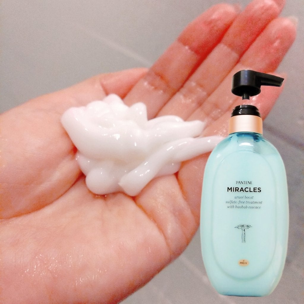 ミラクルズ うるおいブースト シャンプー/トリートメント/パンテーン/市販シャンプーを使ったクチコミ(3枚目)