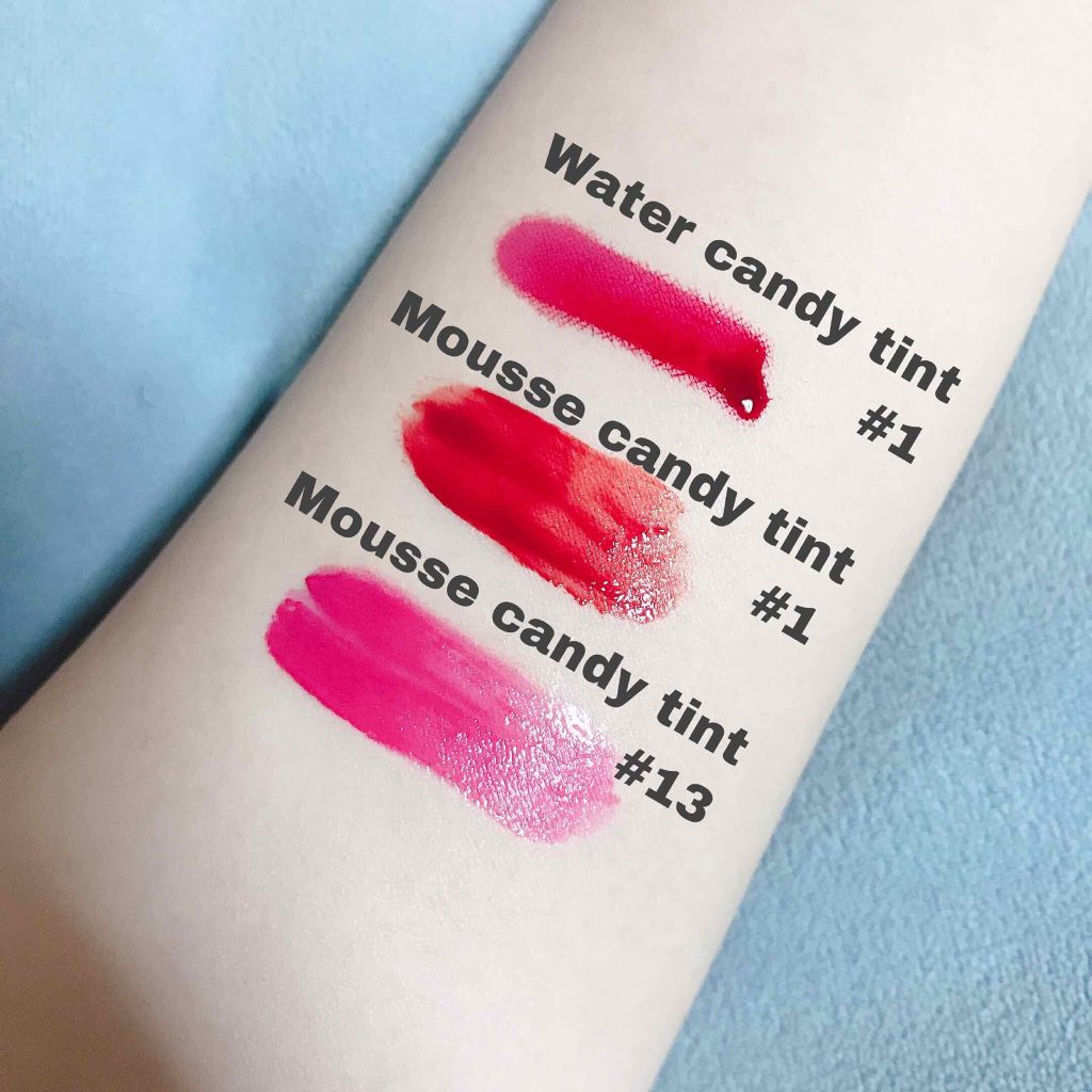 ムース キャンディー ティント/the SAEM/リップティントを使ったクチコミ（2枚目）