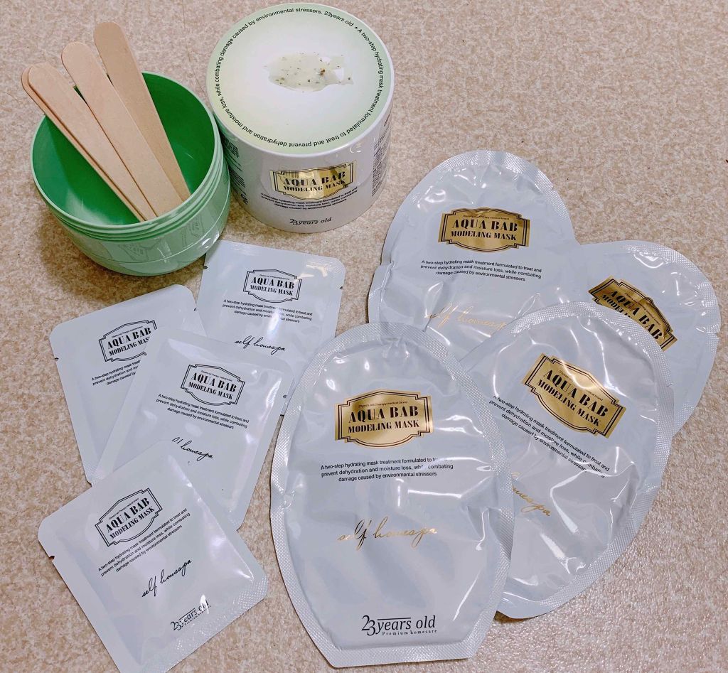 アクアバムモデリングマスク/23years old/洗い流すパック・マスクを使ったクチコミ（2枚目）