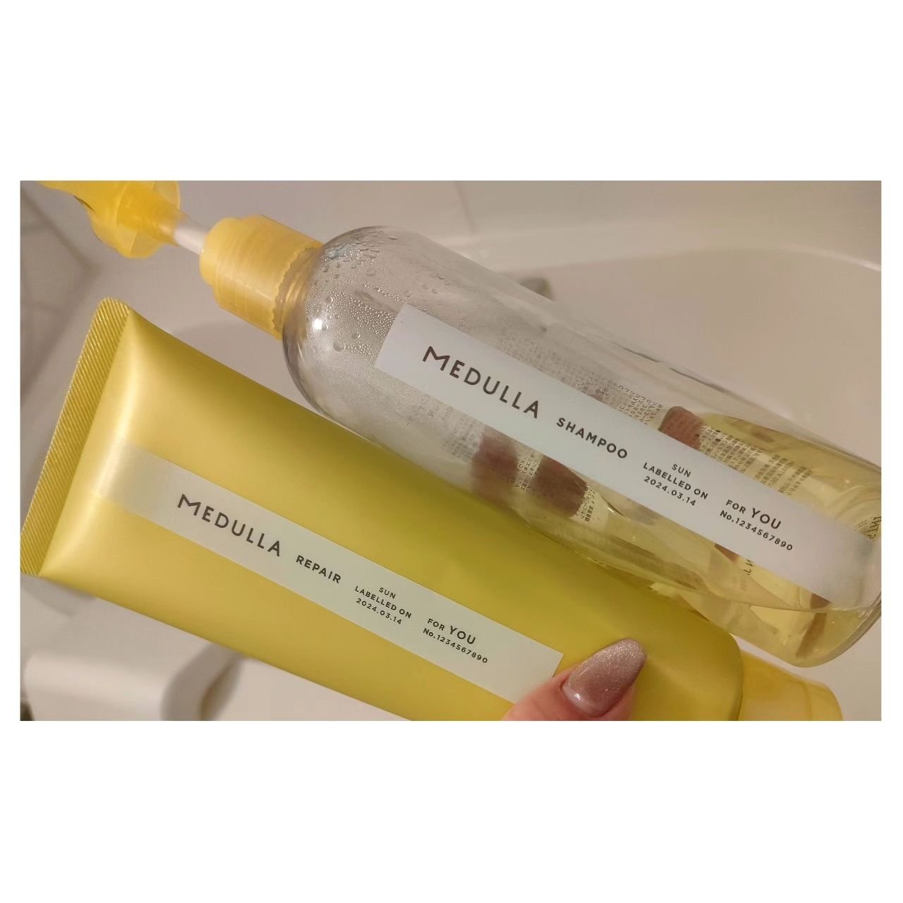 SHAMPOO & REPAIR SUN/MEDULLA/市販シャンプーを使ったクチコミ（1枚目）