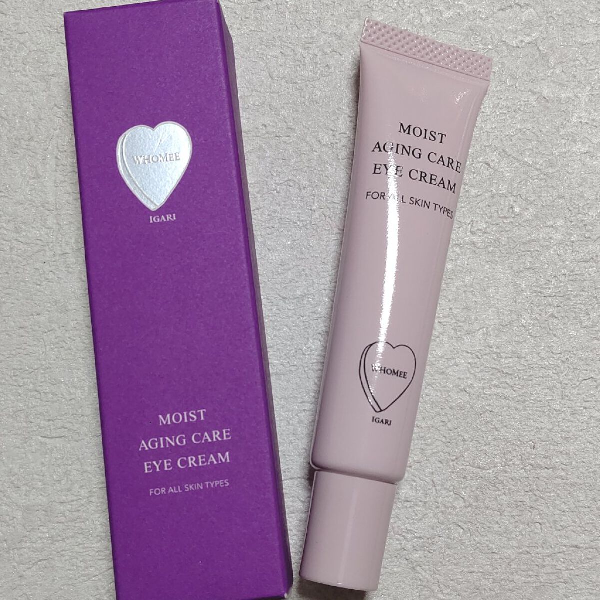 モイストエイジングケアアイクリーム/WHOMEE/アイケア・アイクリームを使ったクチコミ（1枚目）