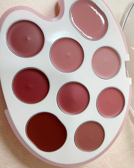 ムードペインティングリップアンドチークパレット/dasique/マルチパレットを使ったクチコミ(3枚目)