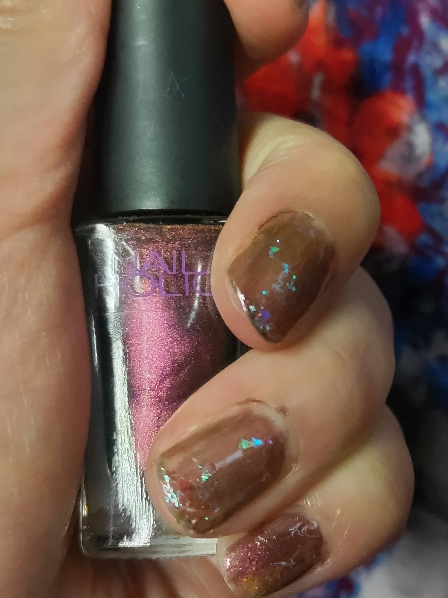 ネイルホリック リミテッドカラー Jungle Night BR333/ネイルホリック/マニキュアを使ったクチコミ（2枚目）