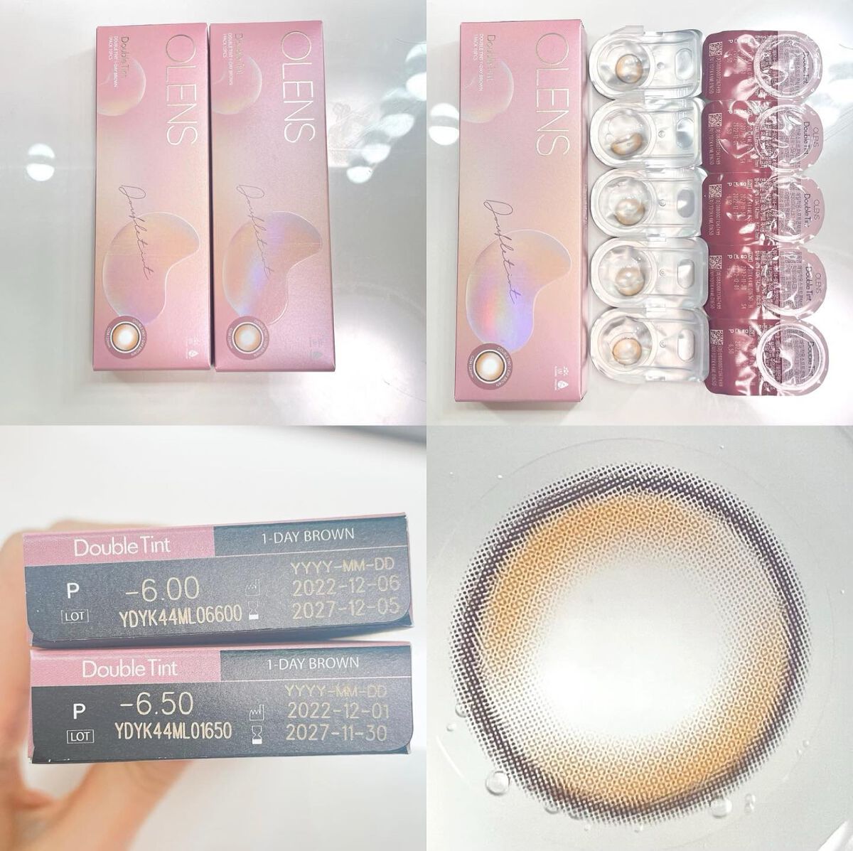 Double Tint 1day/OLENS/カラーコンタクトレンズを使ったクチコミ(4枚目)