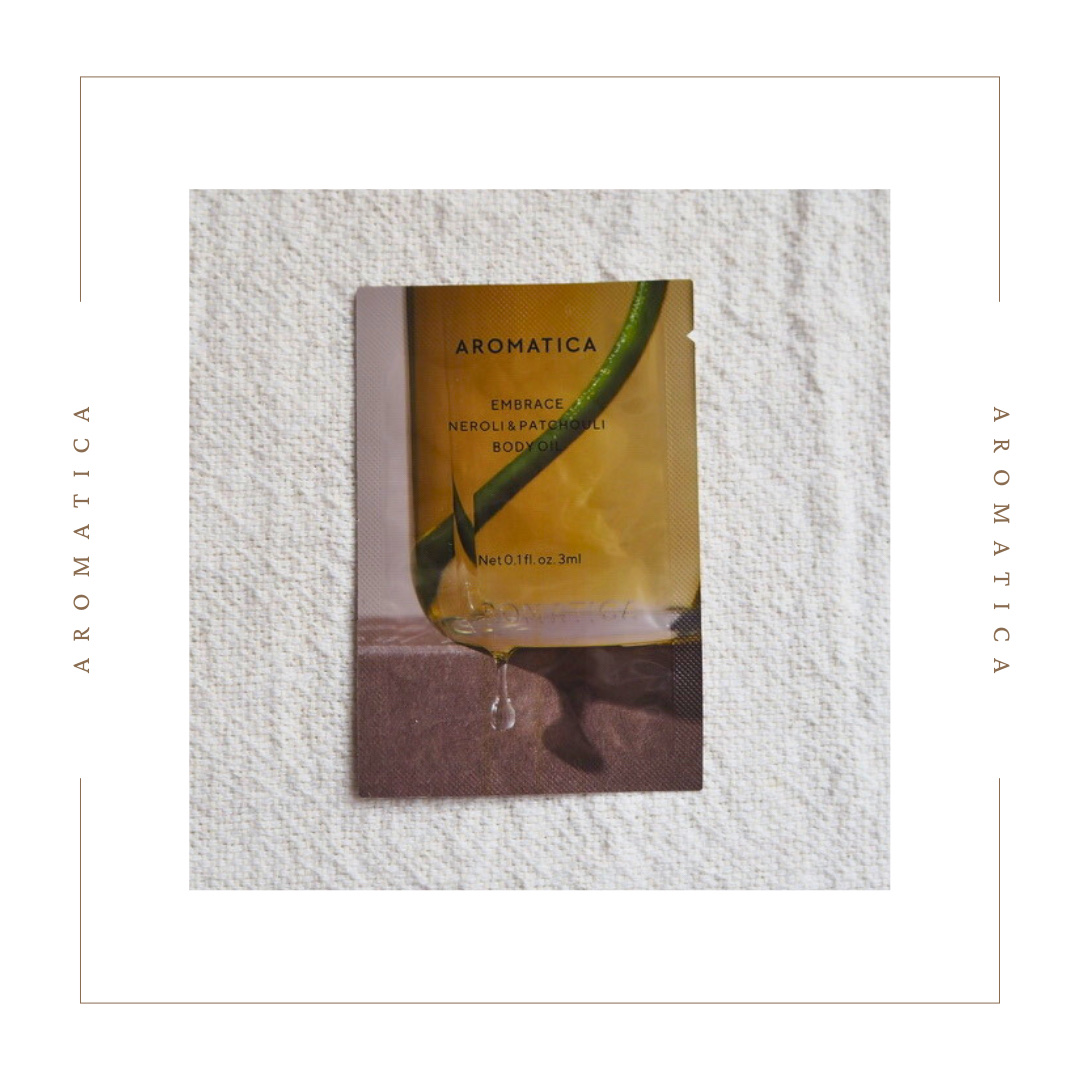 AROMATICA EMBRACE NEROLI ＆PATCHOULI  BODY WASH のクチコミ「【AROMATICA】
EMBRACE NEROLI ＆PATCHOULI  BODY OIL.....」（2枚目）