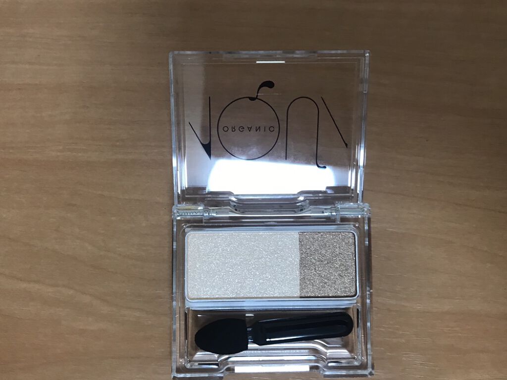 オーガニックデュオシャドー/アクア・アクア/アイシャドウパレットを使ったクチコミ（2枚目）