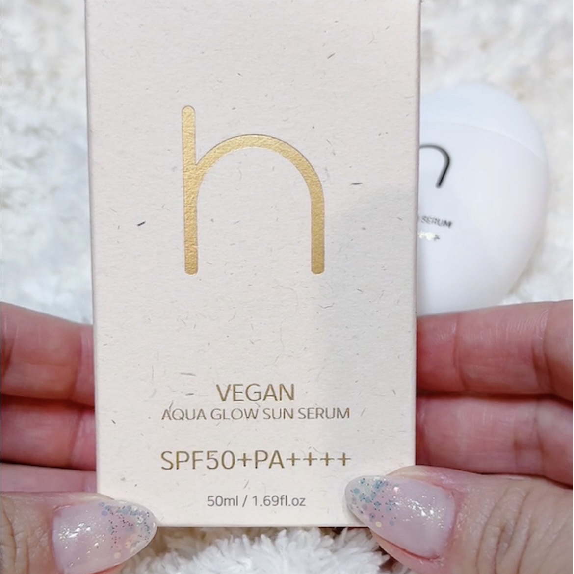 ヴィーガンアクアグロウサンセラム/HAMEL/日焼け止めローションを使ったクチコミ（2枚目）