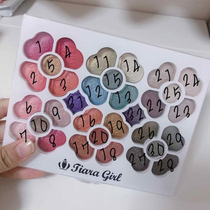 アイカラーパレット/ティアラガール/アイシャドウパレットを使ったクチコミ(3枚目)