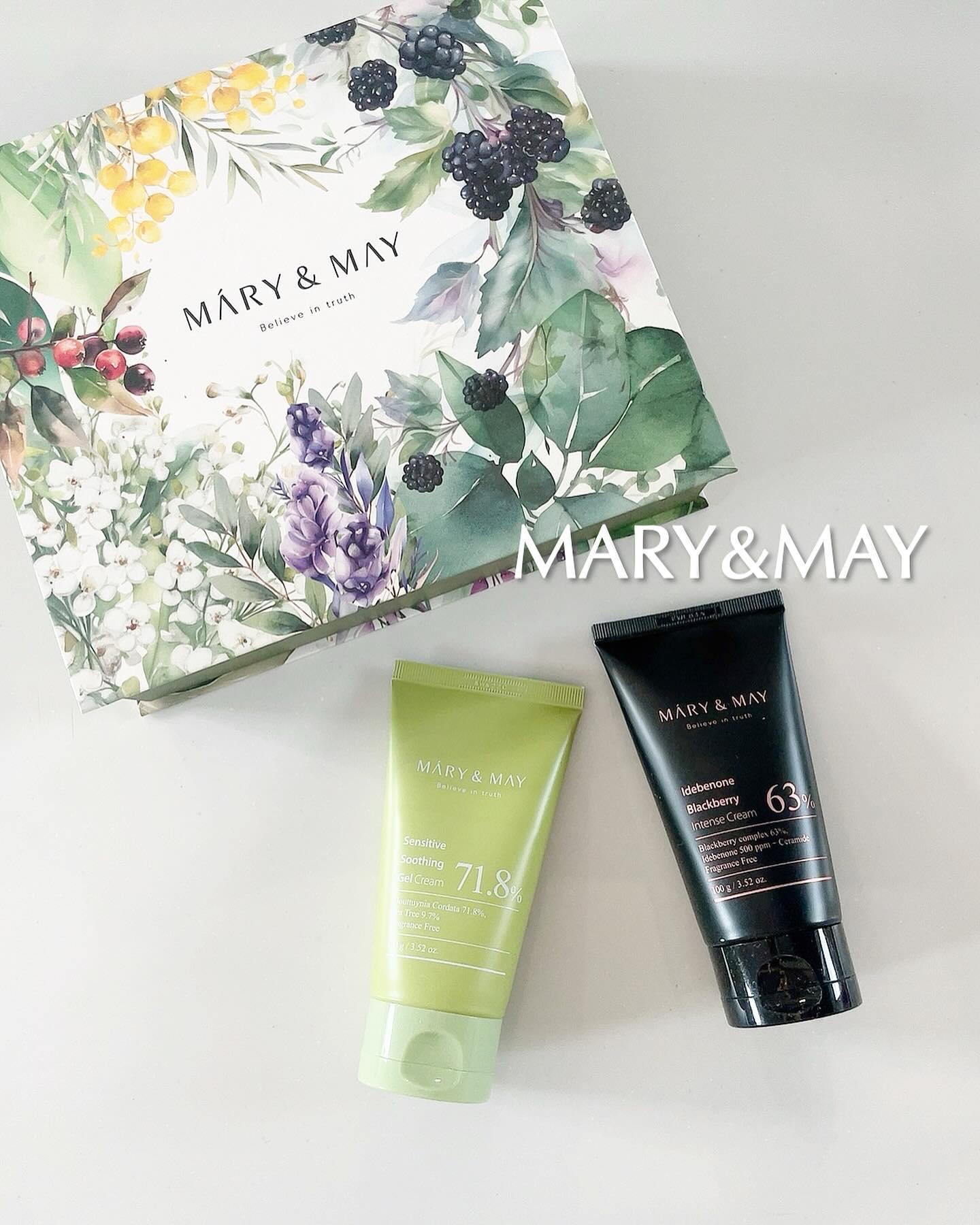 Sensitive Soothing Gel Cream/MARY&MAY/フェイスクリームを使ったクチコミ（1枚目）