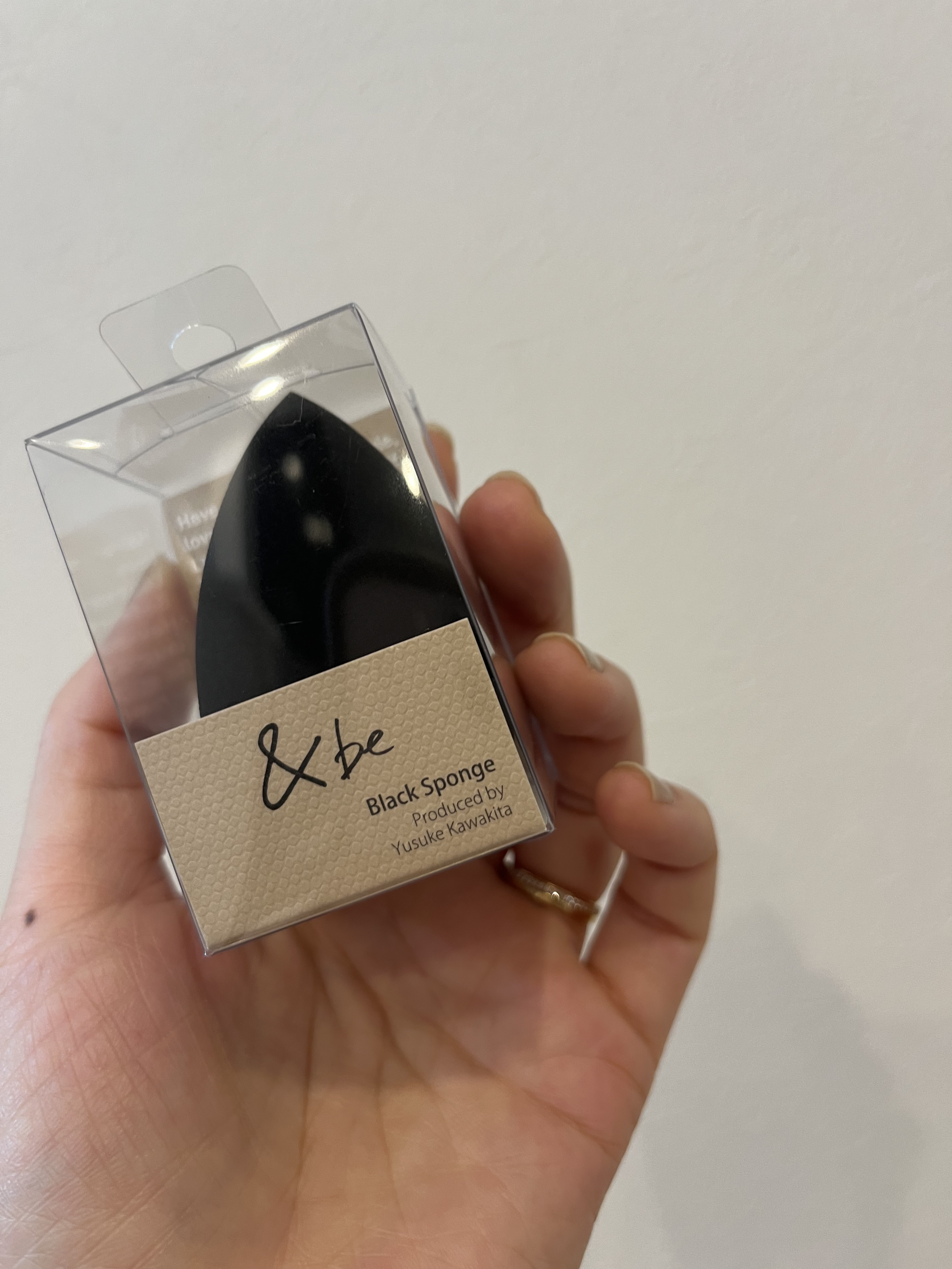 &be ブラックスポンジ/＆be/パフ・スポンジを使ったクチコミ（1枚目）