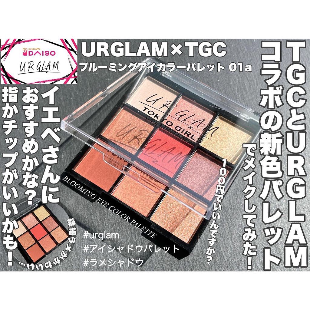 UR GLAM　BLOOMING EYE COLOR PALETTE/U R GLAM/アイシャドウパレットを使ったクチコミ（1枚目）
