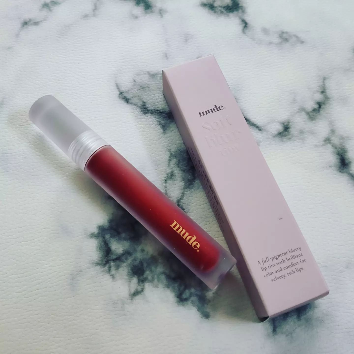 ソフトブラーティント/mude./リップティントを使ったクチコミ（1枚目）