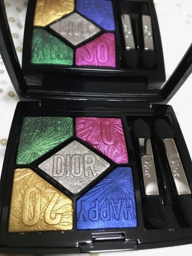 Dior サンク クルール 〈ハッピー 2020〉のクチコミ「やっとメイク画像をアップ😁
うーん、どんな組み合わせでメイクしようって思ってて💦

最初の日は.....」（1枚目）