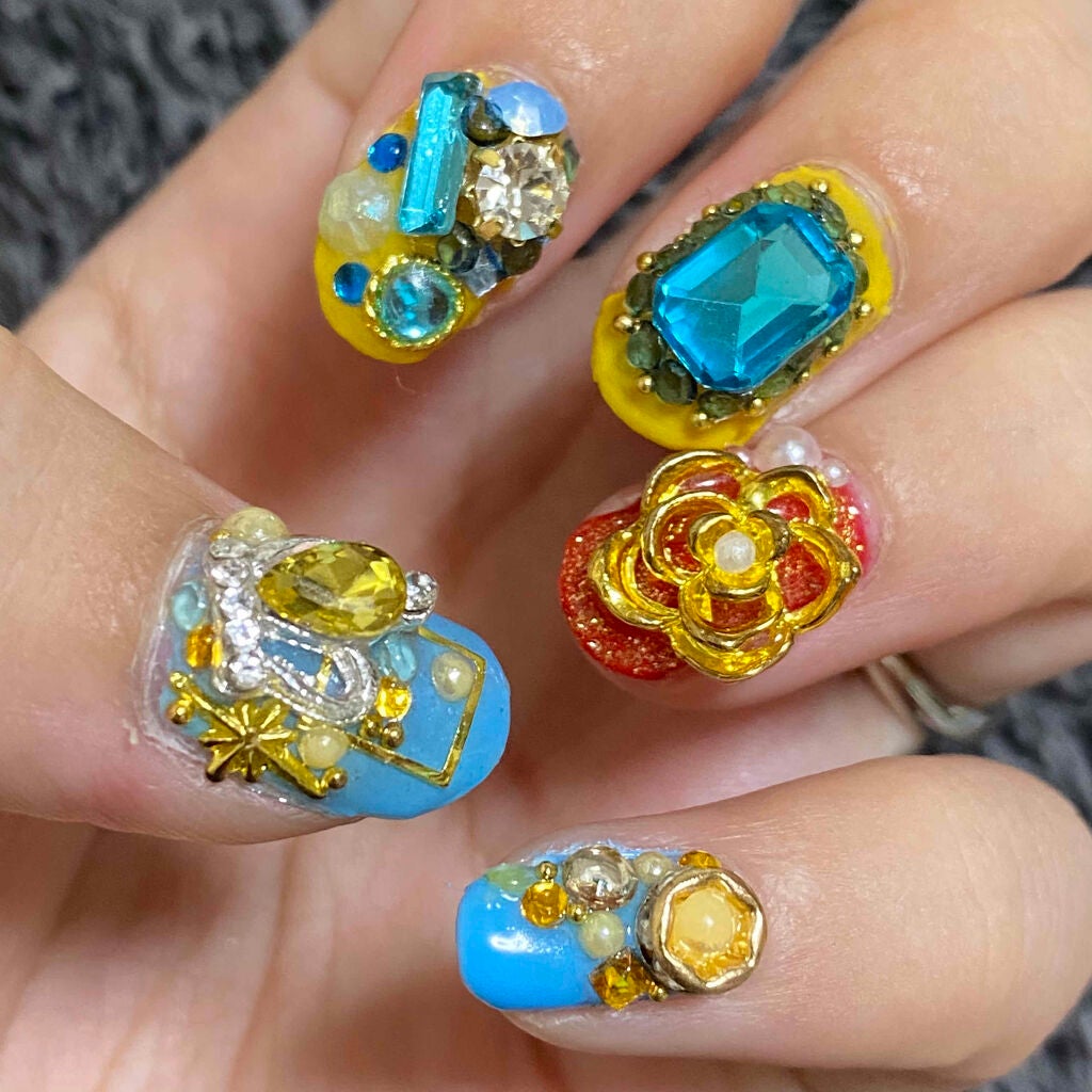 ネイルパーツ/セリア/ネイルチップ・パーツを使ったクチコミ(1枚目)