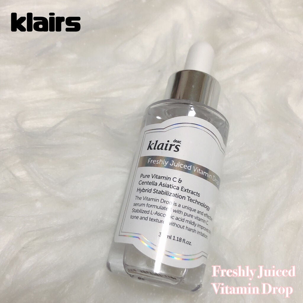 フレッシュリージュースドビタミンドロップ(35ml)/Klairs/美容液を使ったクチコミ(1枚目)