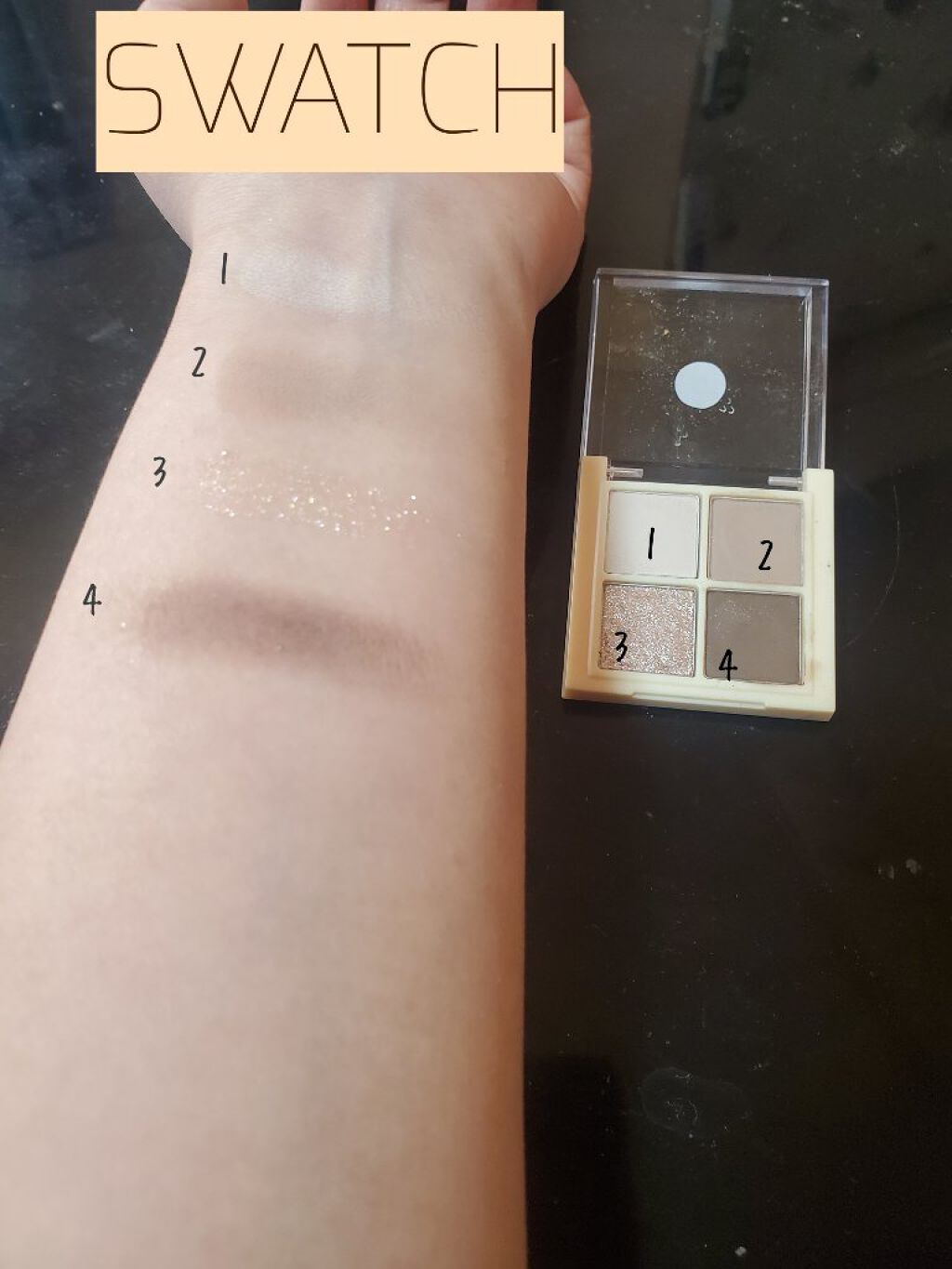 ベターザンアイズ ミニ/rom&nd/アイシャドウパレットを使ったクチコミ(2枚目)