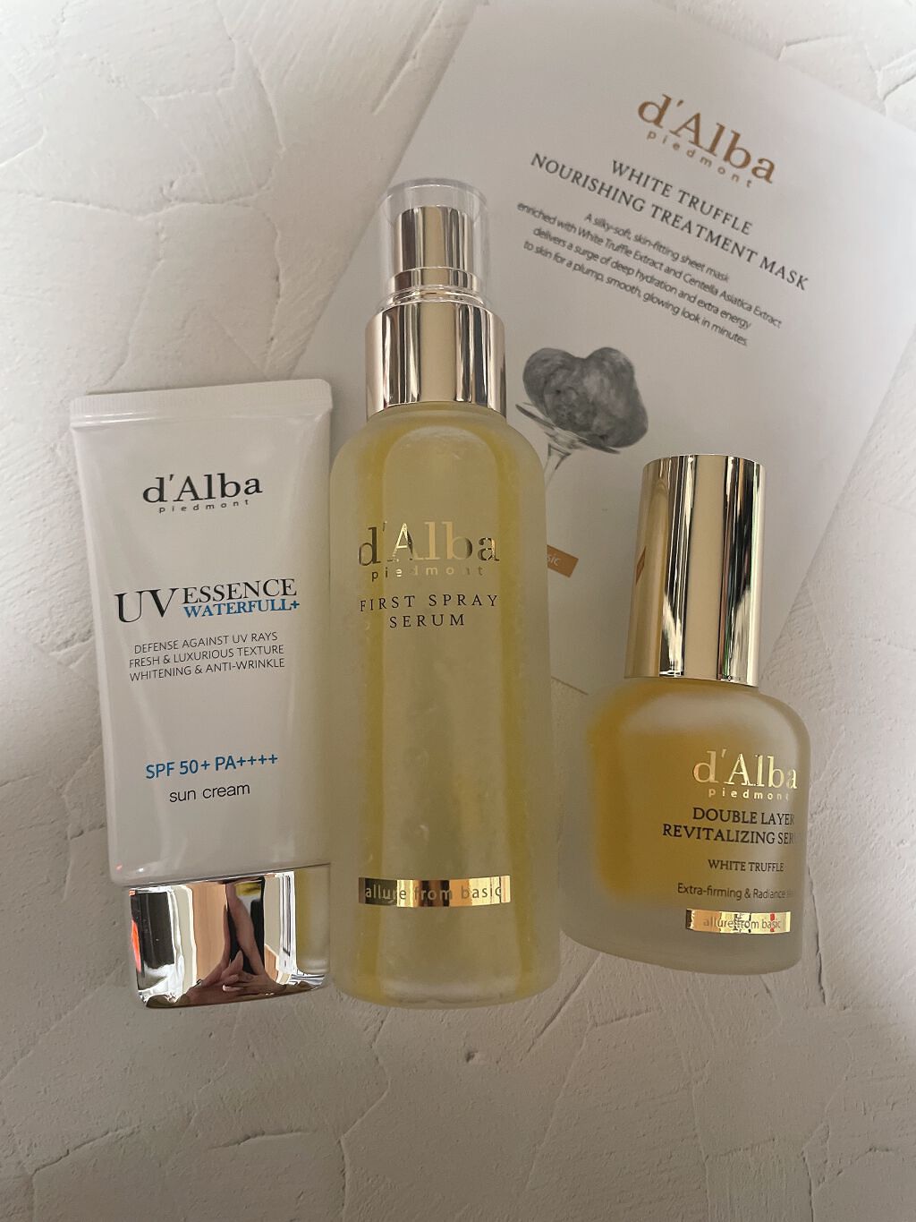 ダルバ ホワイトトリュフファーストスプレーセラム/ダルバ/ミスト状化粧水を使ったクチコミ(1枚目)