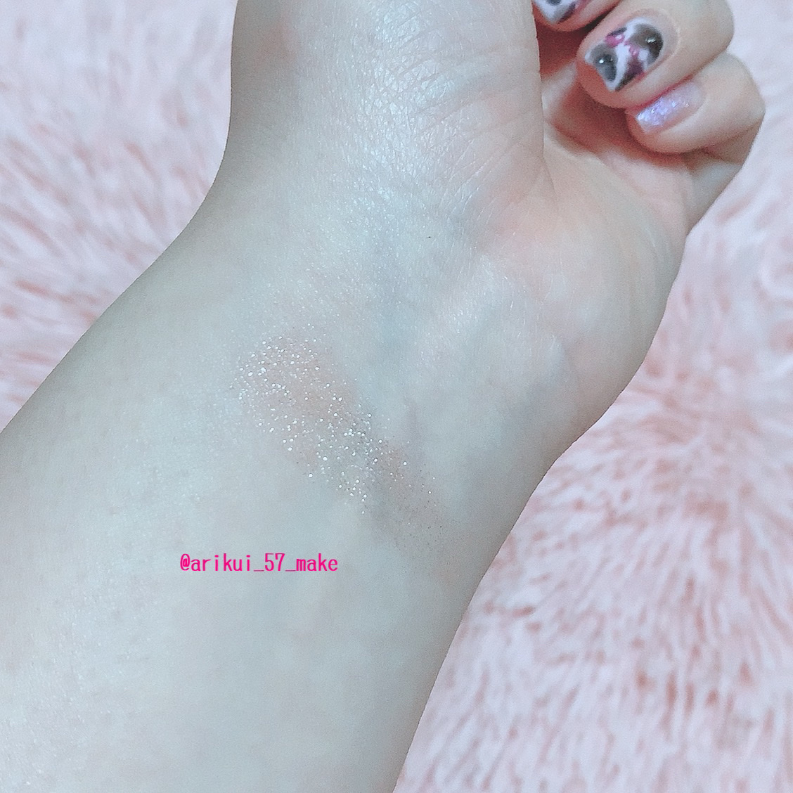 フーミー シングルラメシャドウ/WHOMEE/単色アイシャドウを使ったクチコミ（3枚目）