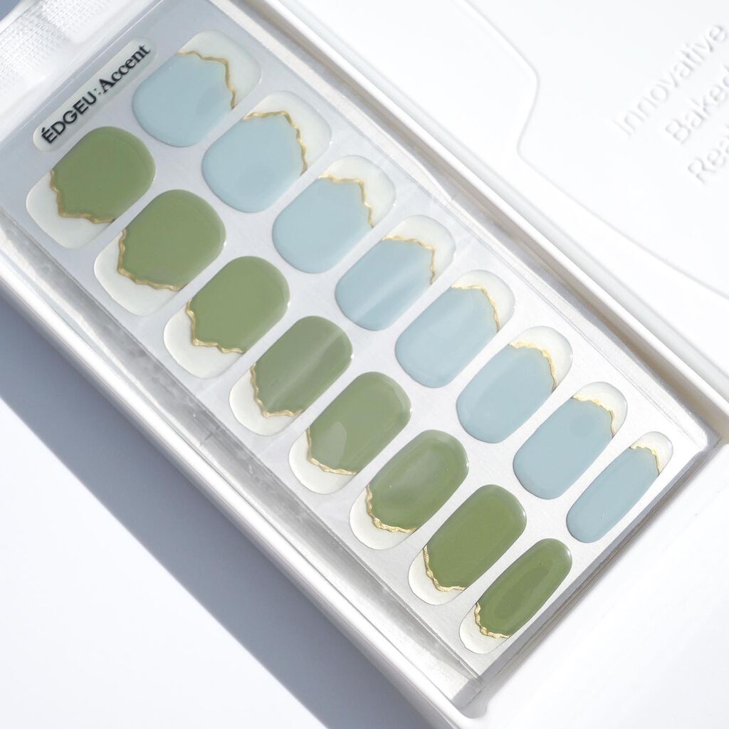 EDGEU ジェルネイルシール/EDGEU/ネイルシールを使ったクチコミ(3枚目)