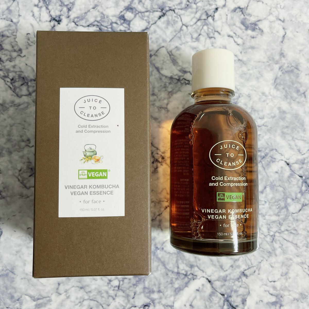 ビネガー コンブチャヴィーガン エッセンス/JUICE TO CLEANSE/美容液を使ったクチコミ（2枚目）