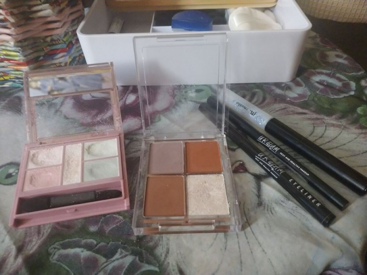 4色アイシャドウパレット 05 クーリッシュアンジュ/aZTK/アイシャドウパレットを使ったクチコミ（1枚目）