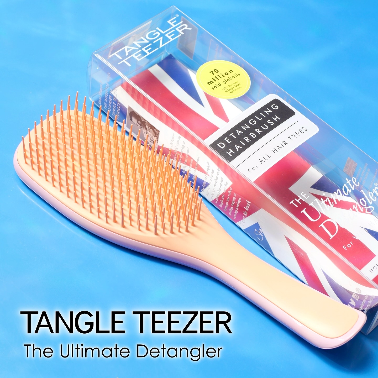 タングルティーザー ザ・アルティメットディタングラー/TANGLE TEEZER/ヘアブラシを使ったクチコミ（1枚目）