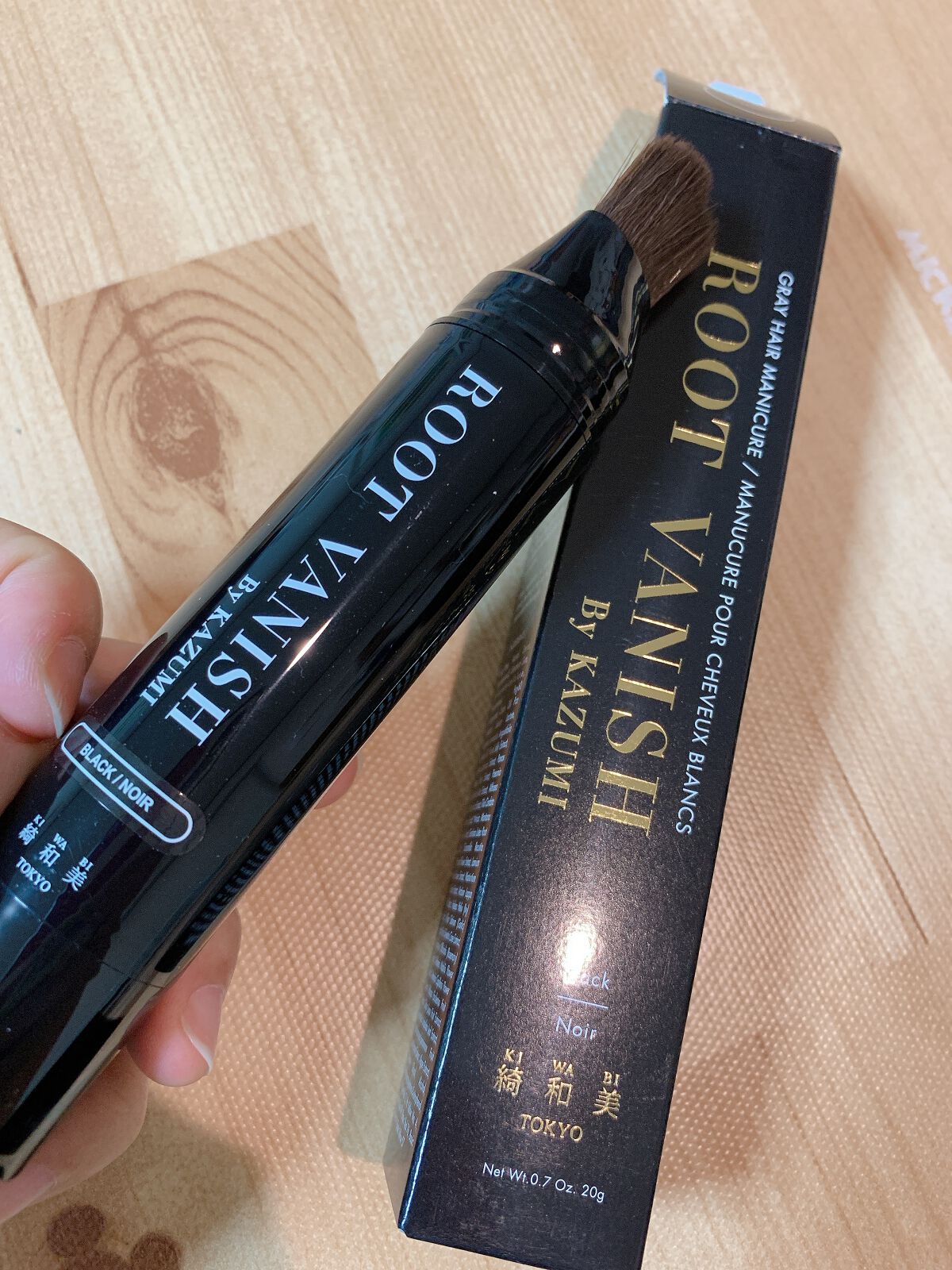 白髪隠しカラーリングブラシ/綺和美/ヘアカラーを使ったクチコミ（2枚目）