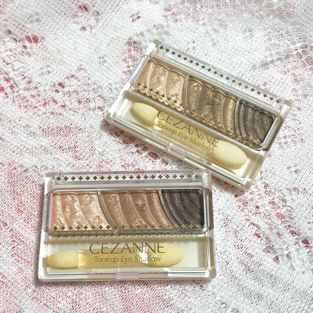 トーンアップアイシャドウ/CEZANNE/アイシャドウパレットを使ったクチコミ(1枚目)