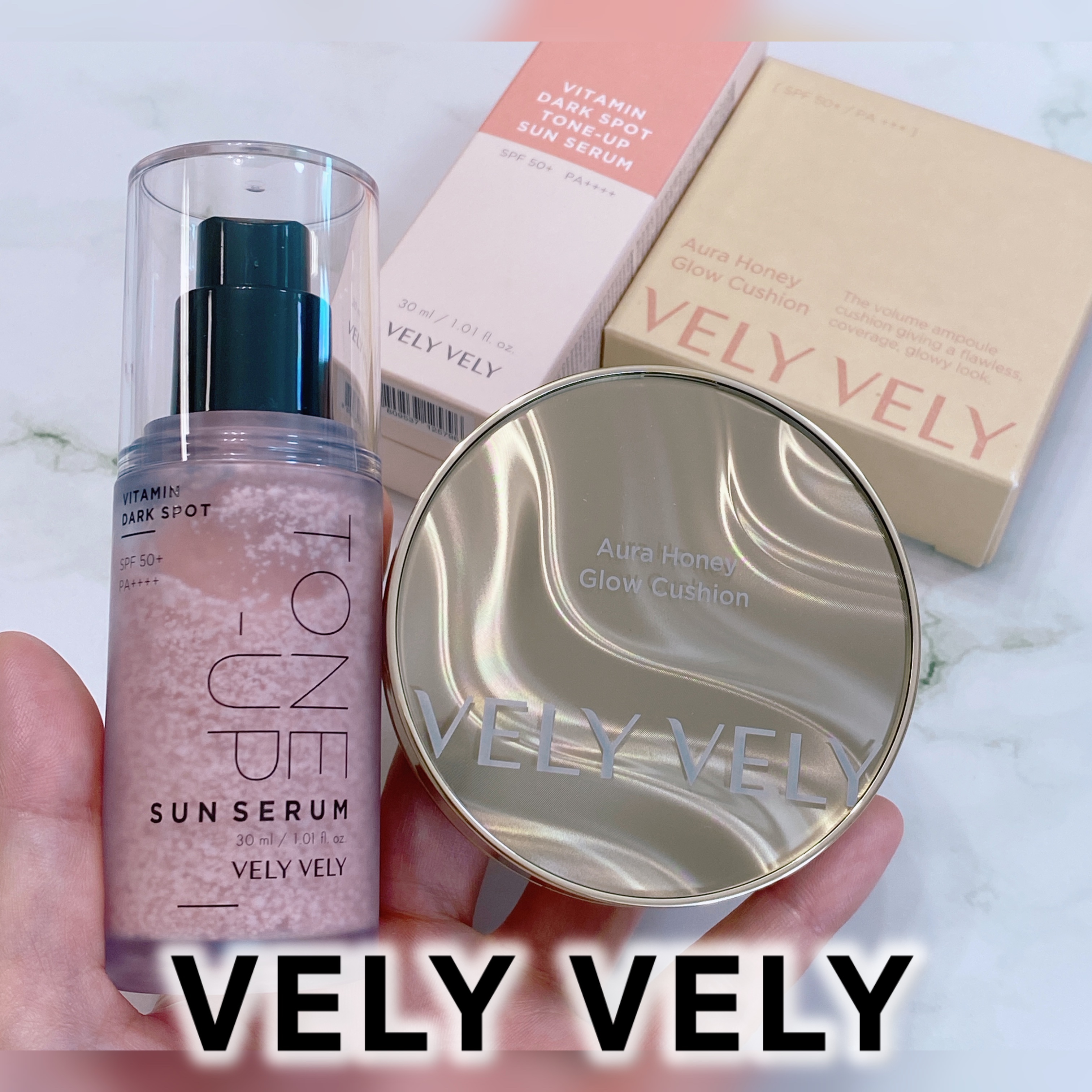 はちみつツヤ肌クッションファンデ/VELY VELY/クッションファンデーションを使ったクチコミ（1枚目）