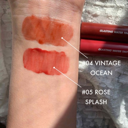 グラスティングウォーターティント/rom&nd/リップティントを使ったクチコミ(1枚目)