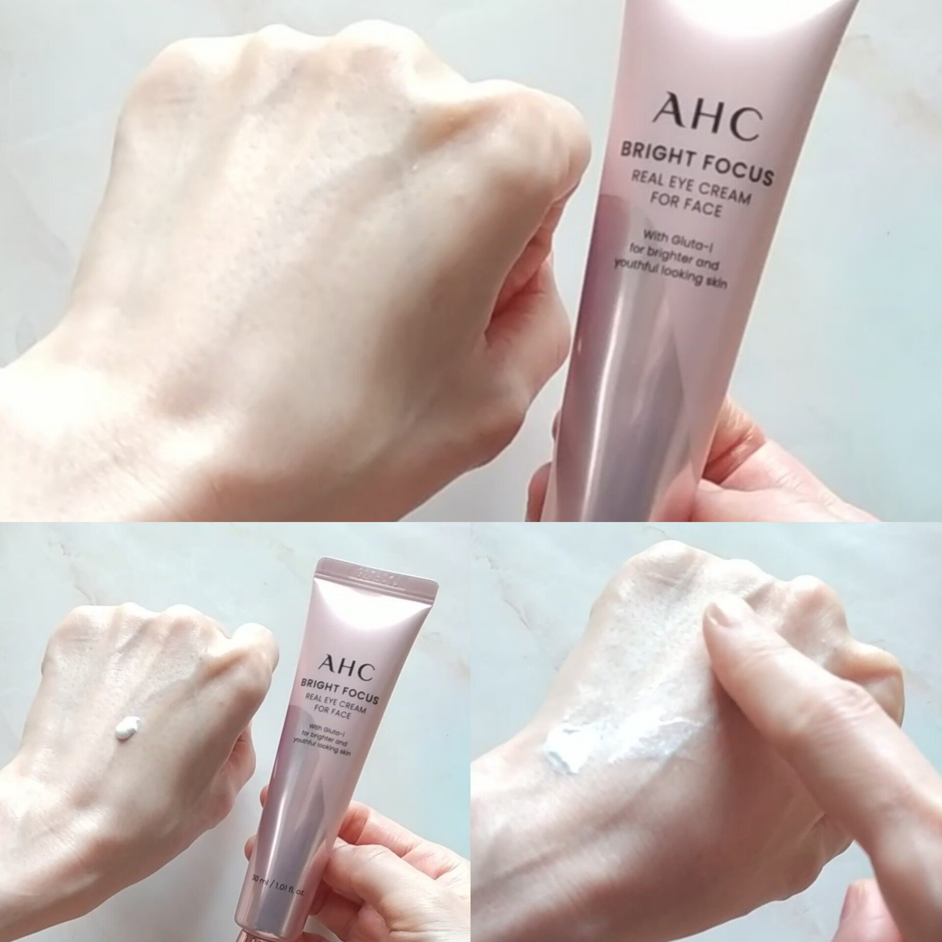 ブライト フォーカス リアル アイクリーム フォーフェイス/AHC/アイケア・アイクリームを使ったクチコミ（3枚目）