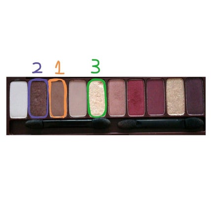 プレイカラー アイシャドウ/ETUDE/アイシャドウパレットを使ったクチコミ(3枚目)