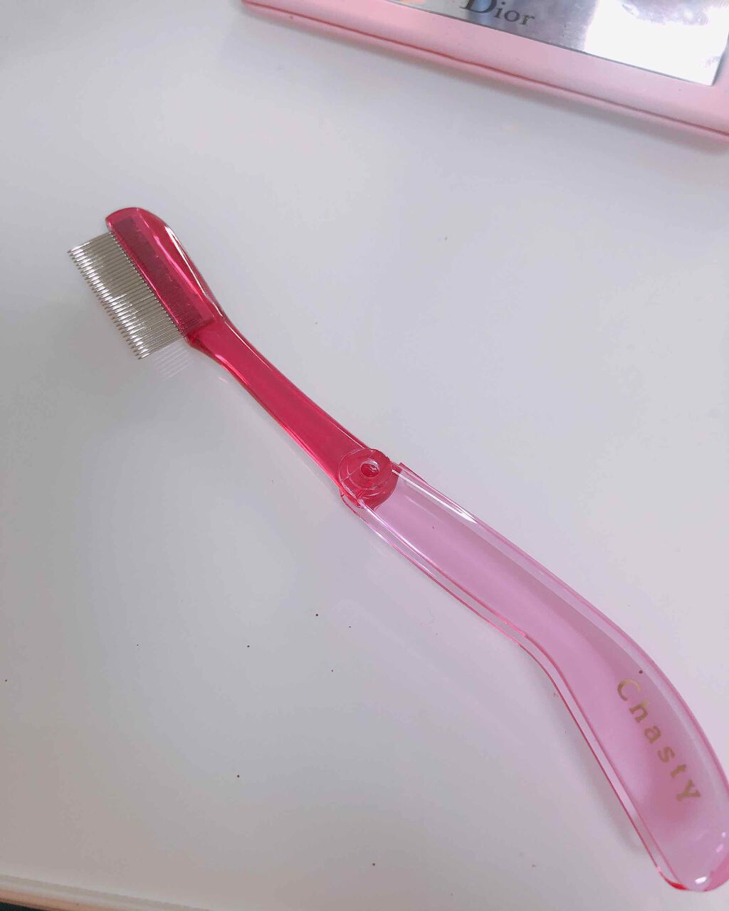 マスカラコーム メタルN(ナチュラル)/チャスティ/その他化粧小物を使ったクチコミ(1枚目)