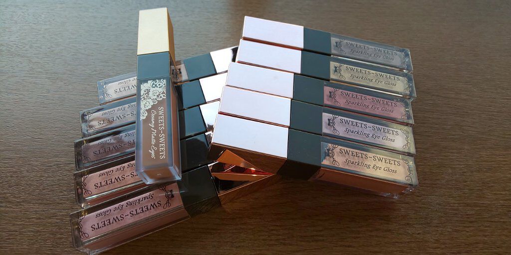 スパークリングアイグロス/スウィーツ スウィーツ/リキッドアイシャドウを使ったクチコミ（2枚目）