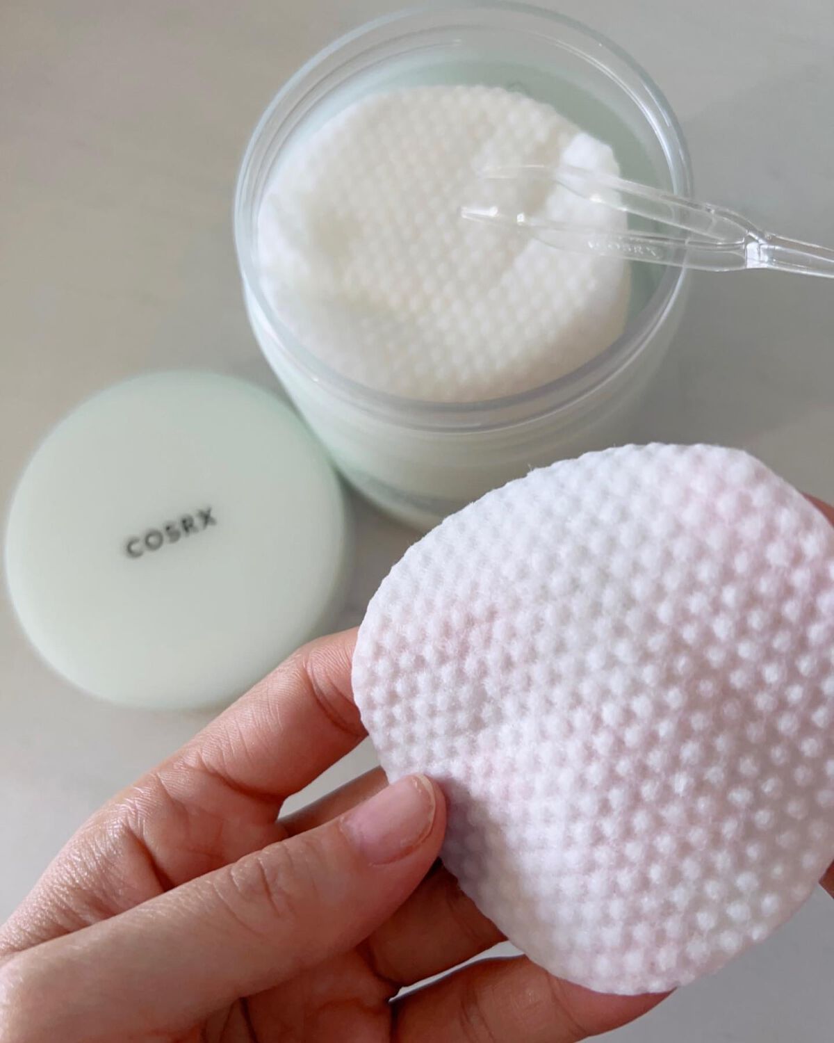ピュアフィットシカ弱酸性クレンジングパッド /COSRX/クレンジングシートを使ったクチコミ(2枚目)